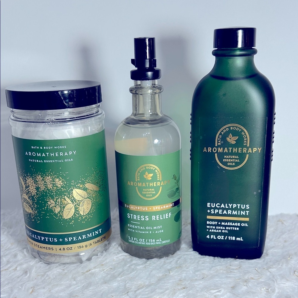 Bath and body Aromatherapy‎ Eucalyptus Spearmint Aromatherapy Set of 3